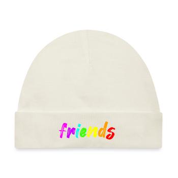 Friends - Baby Premium Organic Mütze - Naturweiß - Vorne