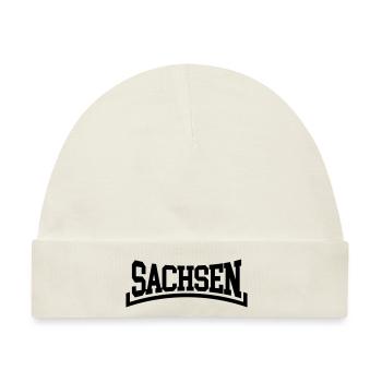 Sachsen - Baby Premium Organic Mütze - Naturweiß - Vorne