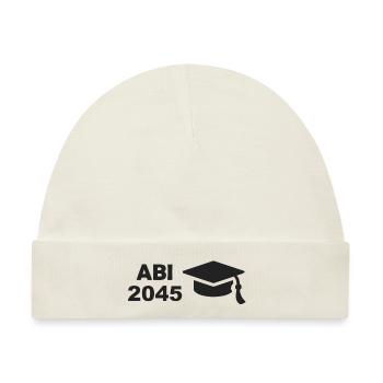 Abitur - Baby Premium Organic Mütze - Naturweiß - Vorne