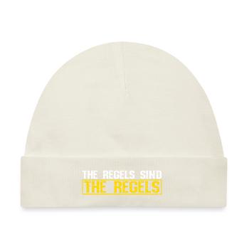 The Regels sind The Regels - Baby Premium Organic Mütze - Naturweiß - Vorne