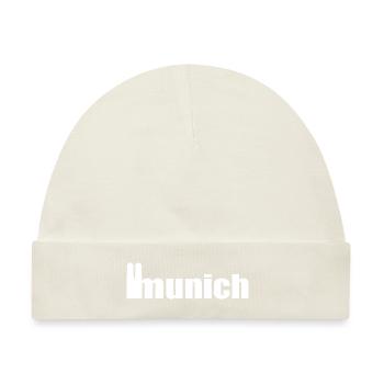 Servus - Gruß aus München - Frauenkirche - Baby Premium Organic Mütze - Naturweiß - Vorne