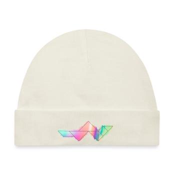 Tangram Wurm Neon Edition No. 1 - Baby Premium Organic Mütze - Naturweiß - Vorne
