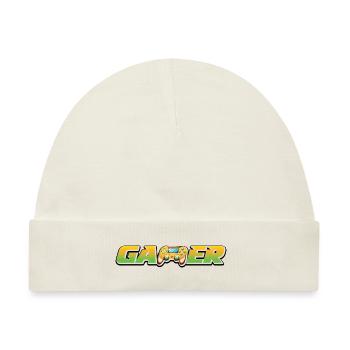 Gamer Graphic Video Game Player Gaming Gamer Pc Co - Baby Premium Organic Mütze - Naturweiß - Vorne