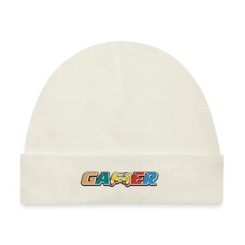 Gamer Graphic Video Game Player Gaming Gamer Pc Co - Baby Premium Organic Mütze - Naturweiß - Vorne