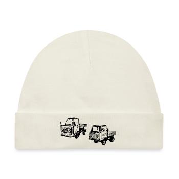 Multicar M22 M25 M26 - Baby Premium Organic Mütze - Naturweiß - Vorne