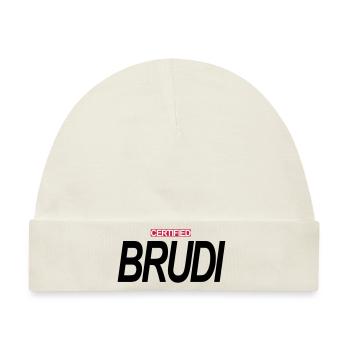 CERTIFIED BRUDI - Baby Premium Organic Mütze - Naturweiß - Vorne