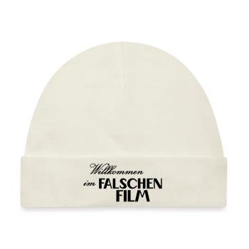 falscher Film - Baby Premium Organic Mütze - Naturweiß - Vorne