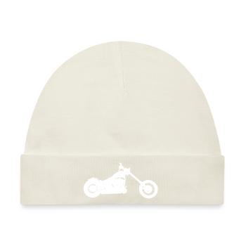 Harrikka Softail Chopper - Baby Premium Organic Mütze - Naturweiß - Vorne