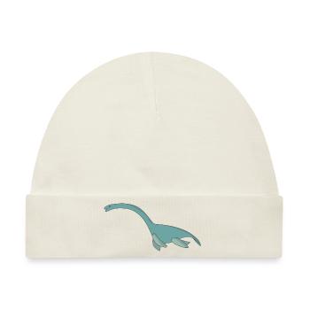 Lustig Comic Nessie Monster Geschenk Dinosaurier - Baby Premium Organic Mütze - Naturweiß - Vorne