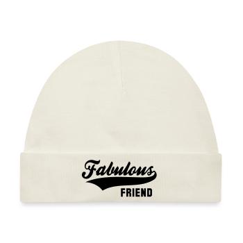 Fabulous FRIEND - Baby Premium Organic Mütze - Naturweiß - Vorne