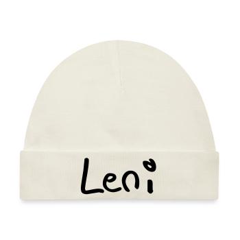 leni - Baby Premium Organic Mütze - Naturweiß - Vorne