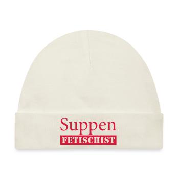 Suppen Fetischist - Baby Premium Organic Mütze - Naturweiß - Vorne