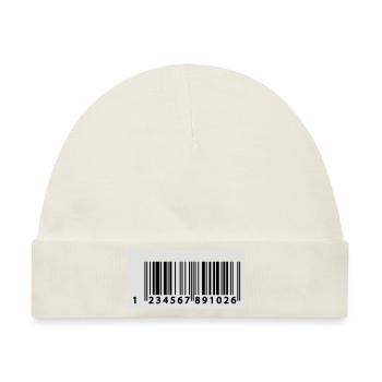 123456789106 EAN Code - Baby Premium Organic Mütze - Naturweiß - Vorne
