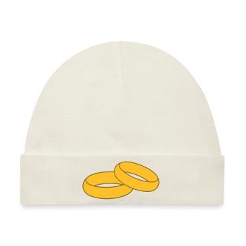 Rings - Baby Premium Organic Mütze - Naturweiß - Vorne