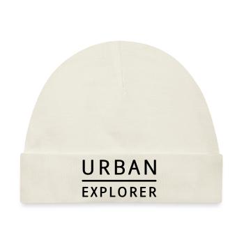 Urban Explorer - Baby Premium Organic Mütze - Naturweiß - Vorne