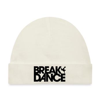 Breakdance - Baby Premium Organic Mütze - Naturweiß - Vorne