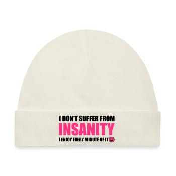 Insanity - Baby Premium Organic Mütze - Naturweiß - Vorne