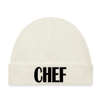 Chef - Baby Premium Organic Mütze - Naturweiß - Vorne