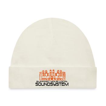support your local soundsystem - Baby Premium Organic Mütze - Naturweiß - Vorne