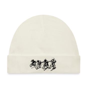 BMX-Rennen - Baby Premium Organic Mütze - Naturweiß - Vorne