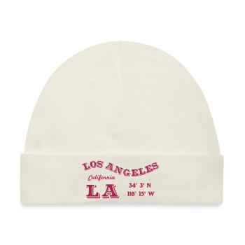 Los Angeles Kalifornien LA Koordinaten California - Baby Premium Organic Mütze - Naturweiß - Vorne
