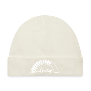 loading ladebalken - Baby Premium Organic Mütze - Naturweiß - Vorne
