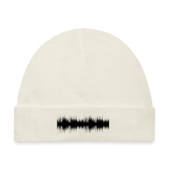 audio - Baby Premium Organic Mütze - Naturweiß - Vorne