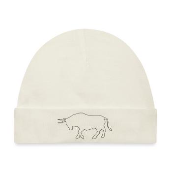 Stier / Bulle - Baby Premium Organic Mütze - Naturweiß - Vorne
