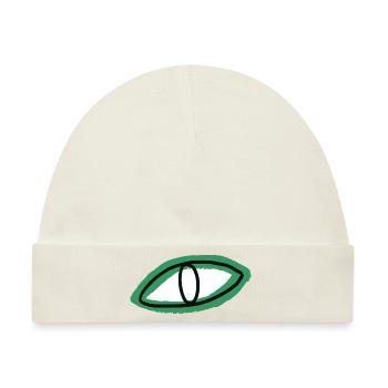 Auge - Baby Premium Organic Mütze - Naturweiß - Vorne
