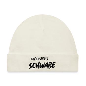 Nachwuchs Schwabe Schwaben Spätzle Kehrwoche - Baby Premium Organic Mütze - Naturweiß - Vorne