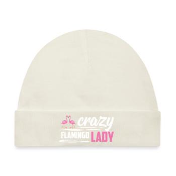 Flamingo Pink Flamingo Flamingo Geschenk - Baby Premium Organic Mütze - Naturweiß - Vorne