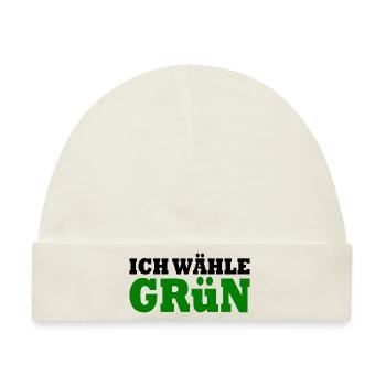 Die grünen - Baby Premium Organic Mütze - Naturweiß - Vorne