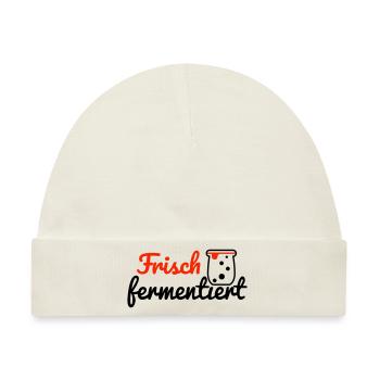 Frisch fermentiert - Baby Premium Organic Mütze - Naturweiß - Vorne