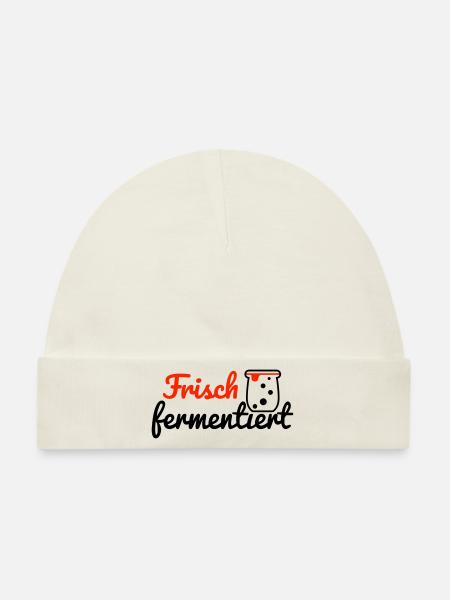 Frisch fermentiert - Baby Premium Organic Mütze - Naturweiß