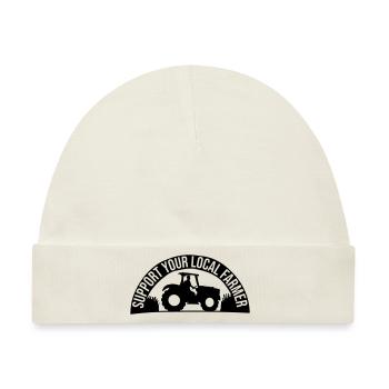 Felder Farmer Support - Baby Premium Organic Mütze - Naturweiß - Vorne