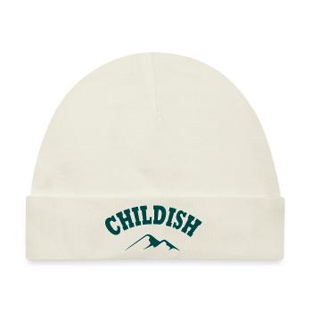 KINDISCHES OUTDOOR-ABENTEUER NEUES DESIGN 2022 - Baby Premium Organic Mütze - Naturweiß - Vorne