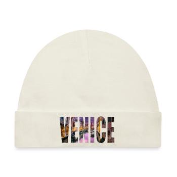 venice venedig - Baby Premium Organic Mütze - Naturweiß - Vorne