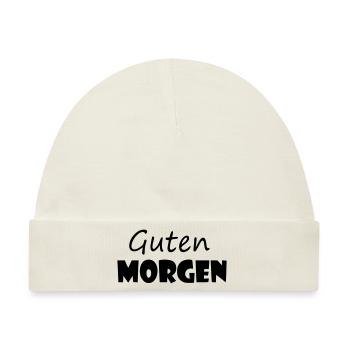 Guten Morgen - Baby Premium Organic Mütze - Naturweiß - Vorne