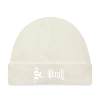 St. Pauli - Baby Premium Organic Mütze - Naturweiß - Vorne