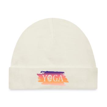 Yoga yoga - Baby Premium Organic Mütze - Naturweiß - Vorne