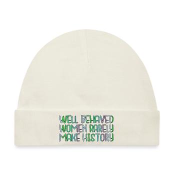 humor liberal womens march protest cool - Baby Premium Organic Mütze - Naturweiß - Vorne
