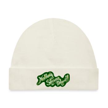 "Nollaig Shona Duit!" Frohe Weihnachten auf Irisch - Baby Premium Organic Mütze - Naturweiß - Vorne