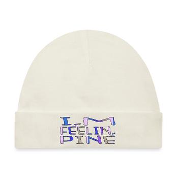 jokes bday christmas bubaprints quote - Baby Premium Organic Mütze - Naturweiß - Vorne