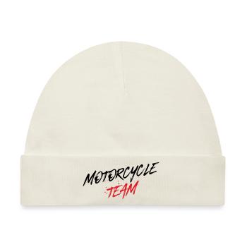 Motorcycle Team - Baby Premium Organic Mütze - Naturweiß - Vorne