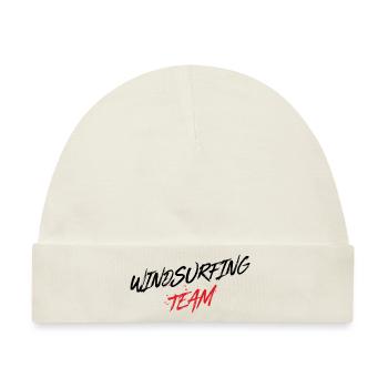 Windsurfing Team - Baby Premium Organic Mütze - Naturweiß - Vorne