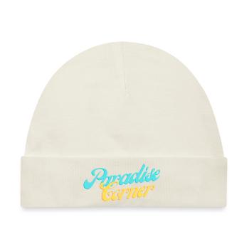 Paradies-Ecke - Baby Premium Organic Mütze - Naturweiß - Vorne