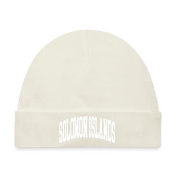 Solomon Islands - Baby Premium Organic Mütze - Naturweiß - Vorne
