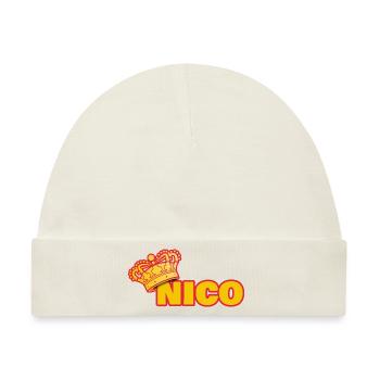 Krone Nico - Baby Premium Organic Mütze - Naturweiß - Vorne
