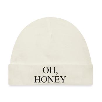 Oh Honey - Baby Premium Organic Mütze - Naturweiß - Vorne