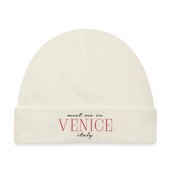Meet me in Venice Venedig - Baby Premium Organic Mütze - Naturweiß - Vorne
